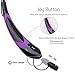 Bluetooth Headset,Osten Design 760 Universal Wireless Bluetooth Earphone 4.0 Music Stereo Earbuds Vibration Neckband Sports Hands-free Headphone for Phone Call for iPhone iPad Samsung (Black-purple)