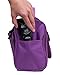 Premium Cosmetic Bag By AmElegant - Spacious Women And Men Toiletry Bag - Makeup Organizer And Beauty Product Organizer (Purple)