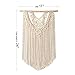 Mkono Macrame Wall Hanging Boho Home Decor Chic Bohemian Woven Decoration Birthday Gift for Bedroom Living Room Bathroom Nursery Dorm, 17