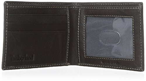 Timberland Men's Blix Slimfold Wallet, Black, One Size