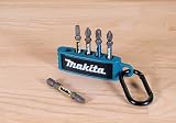Makita E-13568 5 Piece Impact Premier Screw Bit Set 50mm Double Torsion PH2 PZ2 view 3