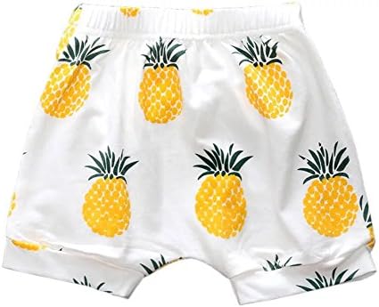 Toddler Baby Boy Girl Infant Cotton Hawaiian Pineapple Print Harem Beach Shorts