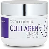 Concentrated Naturals Collagen Cream for Face | w/Vitamin C, Niacinamide &amp; Peptides | May Help Smooth Appearance of Fine Lines &amp; Help Brighten Complexion Net WT 2 oz / 60 g