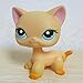 GOOD LUCK CHARMLittlest Pet Shop Collection LPS Toy Yellow Short Hair Kitten Cat