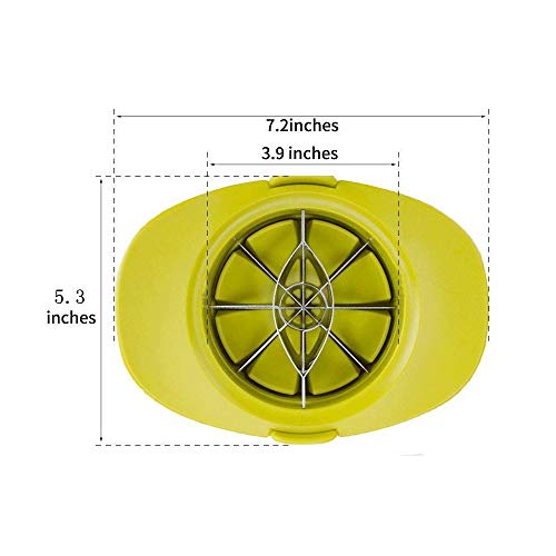 M-Aimee Apple Corer Slicer Cutter/Tomato Mango Slicer/4 In 1 Stainles Steel Multifunction Kitchen Gadget Fruit Cutter,With Free 10 Fruit Forks