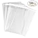 N'ice Packaging 100 Pcs 3x4 2Mil Clear Flat Cello / 3