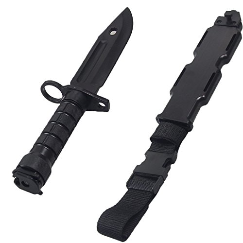 Toonol tactical rubber knife military training dagger c…