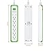 Poweradd 6-Outlet Commercial Power Strip Surge Protector 900 Joules with 5-Foot Power Cord - Limited