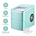 iSiLER Portable Ice Maker, Counter Top Ice Maker Machine Makes 26.4 lbs of Ice per 24 hours, 9 Ice Cubes ready in 7 Minutes, X L Ice Cubes Size Electric Ice Maker with Ice Scoop and 1.5 lb Ice Storage