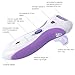 Rechargeable Pedicure Foot File Callous Remover - Electronic Foot Scrubber Removes Callus, Cracked, Dead, Hard Skin- A Must Have Foot Care Pedicure Tool (Purple)