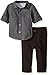 Calvin Klein Baby Boys' Shirt and Twill Pants Set
