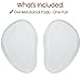 Envelop Metatarsal Pads for Women - Ball of Foot Cushions for High Heels (2 Pack) - Gel Inserts for Men, Mortons Neuroma, Wellness, Pain Relief, Shoes - Self-Sticking, Shock-Absorbing, Washable