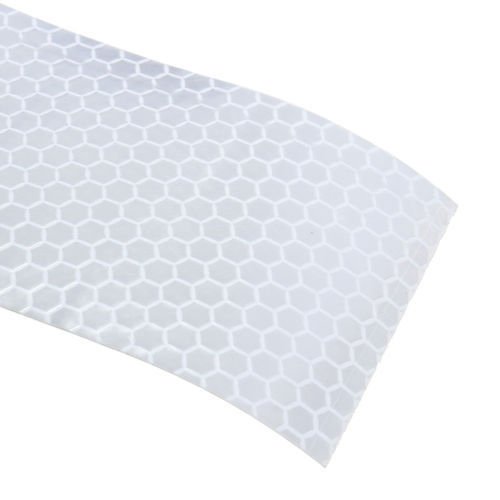 Wesy Micro Prismatic Sheeting Reflective Tape,2" x 27.3 yd,Car Truck Trailer RV Camper Boat Semi,Safety Warning Conspicuity Tape (Silver White)