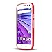 J&D Case Compatible for Moto G (3rd Gen) Case, [Drop Protection] [Slim Cushion] Shock Resistant Protective TPU Slim Case for Motorola Moto G (3rd Generation, 2015 Released) Bumper Case - Red