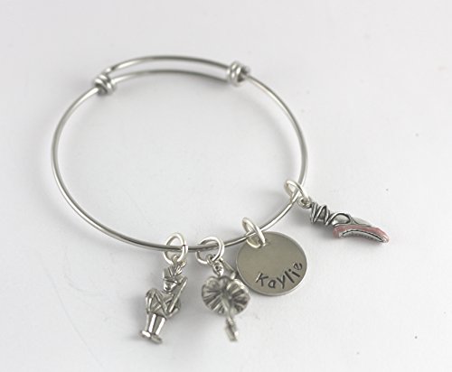 Nutcracker 2017 Adjustable Bangle Charm Bracelet - Gift for Ballerina - Ballet Dancer - Dance - Nut Cracker - Thumbnail 3