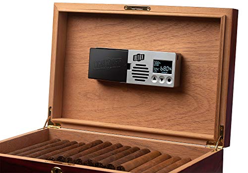 Cigar Oasis Ultra 3.0 Electronic Humidifier for 50-100 Cigar Count Desktop Humidors - Slim Sleek Profile with lid Mount Option - The Original Set it and Forget it humidification Solution - Thumbnail 3