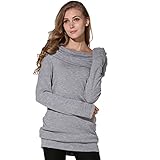 Merryfun Women's Spring Off-shoulder Pullover Sweater Bottoming Shirt