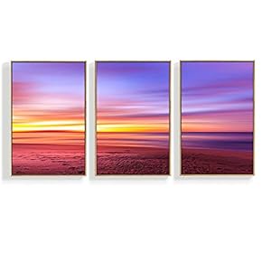 Canvas Wall Art for Living Room, Bedroom Mountain Framed Canvas Prints for Home Decoration Ready to Hang - 16"x24"x3 Panels