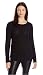 Calvin Klein Jeans Ladies Crew Neck Sweater (Black) (X-Large)