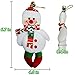 8 Pack Christmas Tree Decorations Ornaments Set,Christmas Tree Pendant Plush Snowman Santa Claus Polar Bear Elk Hanging Christmas Tree Decoration Pendants for Xmas Home Party Holiday Decorative