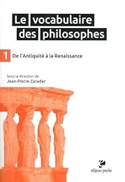 Le  vocabulaire des philosophes