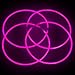 22" Lumistick Glowsticks Glow Stick Necklaces PINK (50 necklaces)