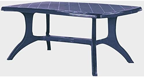 Jardin Wellington Tisch 184x103 Blau Boulevard Table Solid Plastic Amazon Co Uk Garden Outdoors