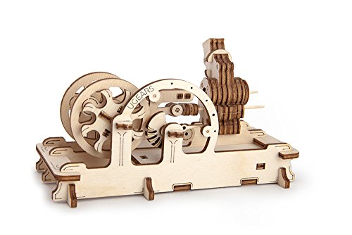 Engine - Unique Glue Free Eco Friendly Wooden Mechanical Self Assembly Moving Kit