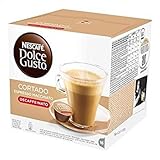 Nescafe DOLCE GUSTO Pods/ Capsules - CORTADO DECAF = 16 count (pack of 3)