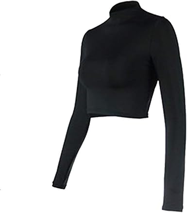 cropped gym top long sleeve
