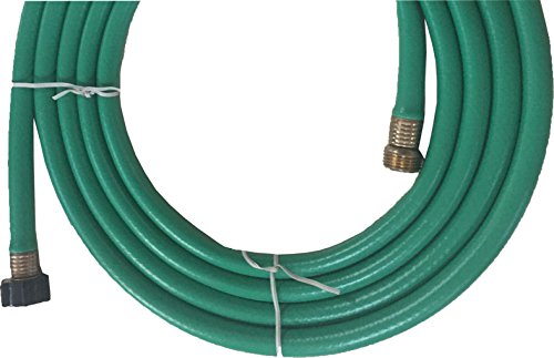 Swan Products SN58R015 Lightweight Leader Hose Reel Connector Garden Hose 15 ft, 5/8" diameter, Green