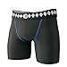 Diamond MMA - Compression Shorts with Built-in Jock Strap Supporter with Athletic Cup Pocket for Sports, X-Large Black