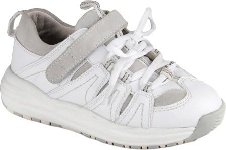 Answer 2 Girls' 231-3,White/Silver,US 2 M