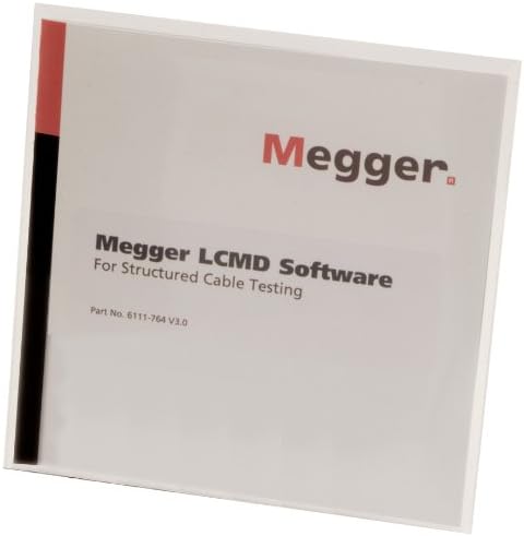 Megger 6111-764 LCMD Software CD for Use With Structured Cable Testers
