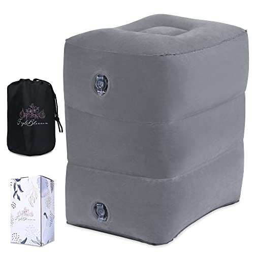 Inflatable Airplane Footrest Pillow Inflatable Kids Travel Bed