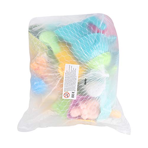 GOLDGE Sand Toy Set, 29 Pieces, Colourful Beach Toy, Sand Toy Set with Car Bucket, Castle Shapes, Mesh Bag, Water Toy for Boys and Girls