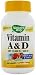 Natures Way Vitamin A and D 15,000 IU/ 400 IU 100 Capsules