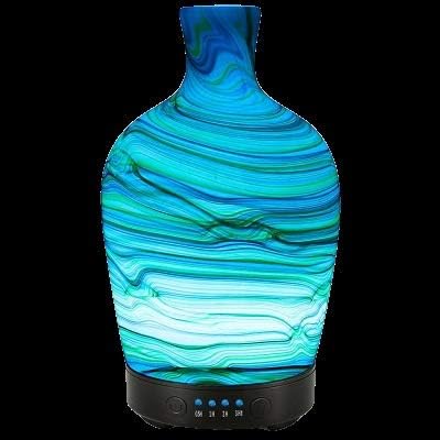 ZHAOLV Essential oil Diffuser 100ml Glass Aromatherapy humidifier essential oil diffuser ultrasonic quiet 7 color light Home Office Living Room Spa Yoga (Color : Loki)