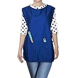 Opromo Unisex Cobbler Uniforms with 2 pockets, Art Smock Aprons for Adult Women Men, Polyester-Cotton,19 x 28 inches