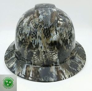 camo hard hat full brim