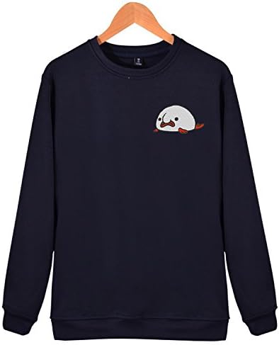 Athletic Adult Pullover Crew Sweatshirt Embroidery blobfish cute Fashion Hoodie