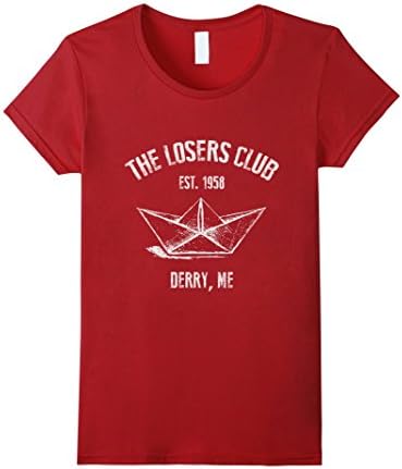 Womens The Losers Club T-Shirt Loser Lover T-shirt Large Cranberry