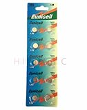 Hillflower 10 Piece AG3 LR41 SR736 G3 392A 384 Card 0% Hg 1.5V Long Duration Alkaline New Battery