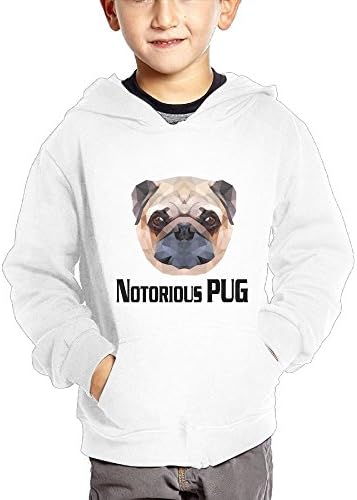 Notorious Pug Childfashion Big Pockets Hoodies Sweatshirts Hoody