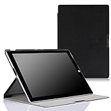 MoKo Microsoft Surface Pro 3 Case - Ultra Slim Lightweight Shell Stand Cover Case for Microsoft Surface Pro 3 12 Inch Tablet, BLACK