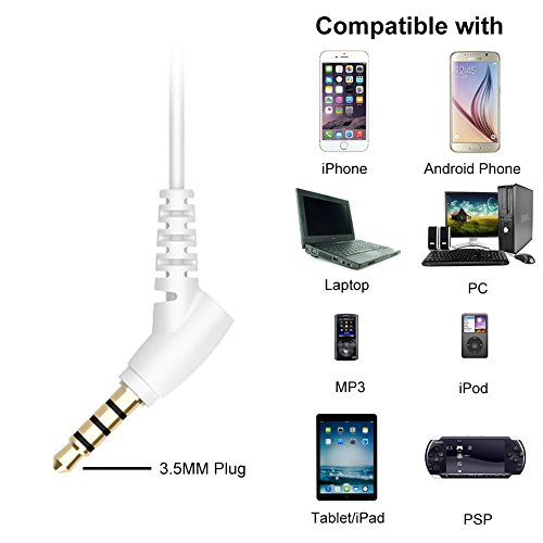 ROVKING Wired Sweatproof Earhook in Ear Sport Workout Headphones Noise