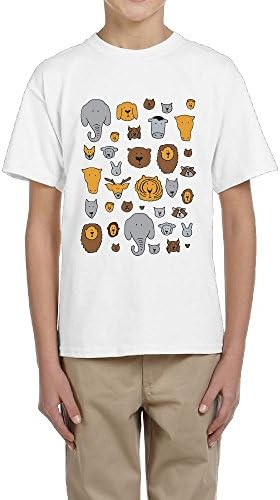Unisex Teenager Animal Jam All Animal Friends Party Cotton Printed T Shirt Tee Shirts For Boy and Girl