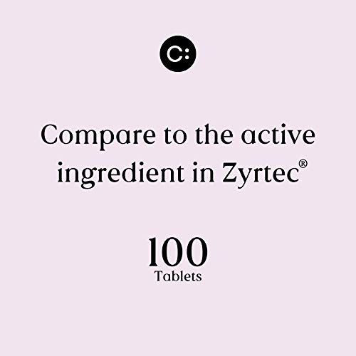 24Hour Allergy Medicine (100Count) NonDrowsy Antihistamine for Pollen, Hay Fever