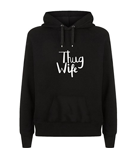 Thug Wife Life Best Wife Husband Love Hoodie Hoody Hooded Sweatshirt Christmas