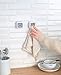 3Pcs Cupboard Towel Hook Kitchen Towel Holder Free Opening Dish Towel Rack Rag Hooks Adhesive Towel Hook Tea Towel Hook